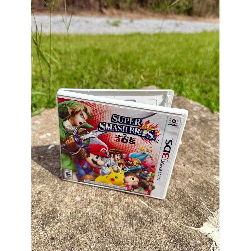 Super Smash Bros Nintendo 3DS Game CIB Fighting Mario Link Pikachu -Tested